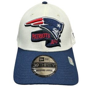 New England Patriots New Era 39Thirty 2022 Sideline Stretch Fit Hat Cap Med/Lg